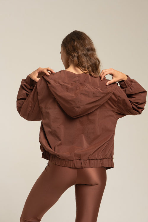 Bomber Oversize Confort Cappuccino