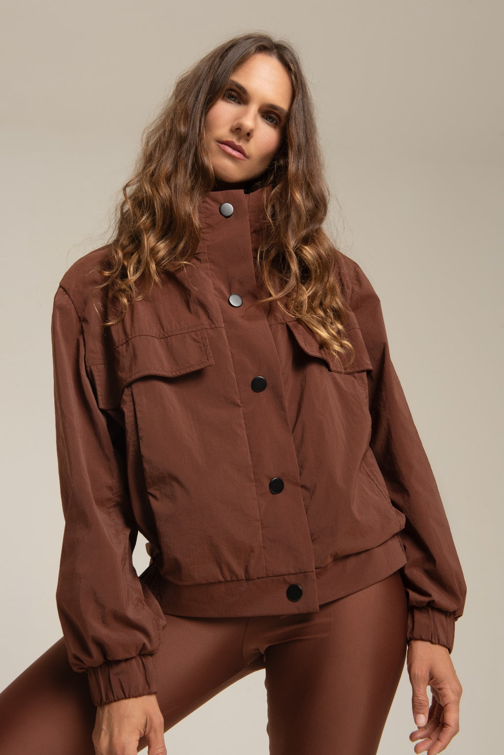 Bomber Oversize Confort Cappuccino