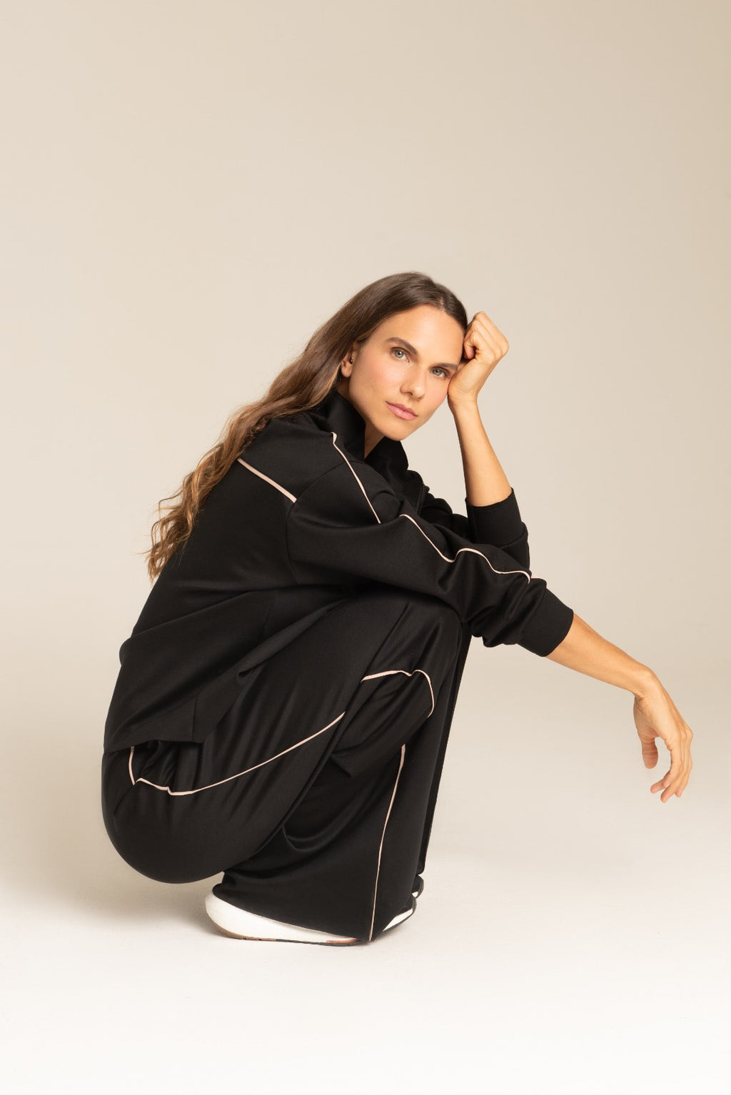 Conjunto Confort Give Preto c/ Chantilly